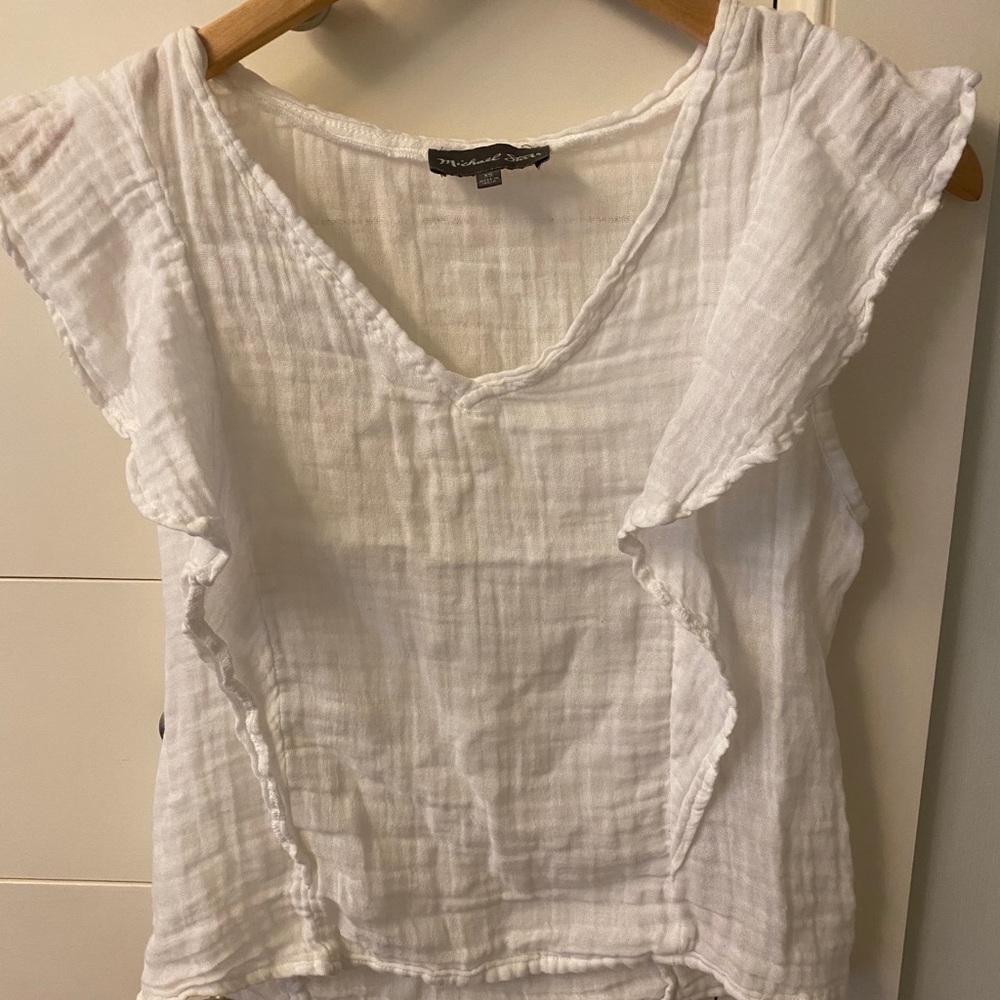 White Michael Stars Blouse